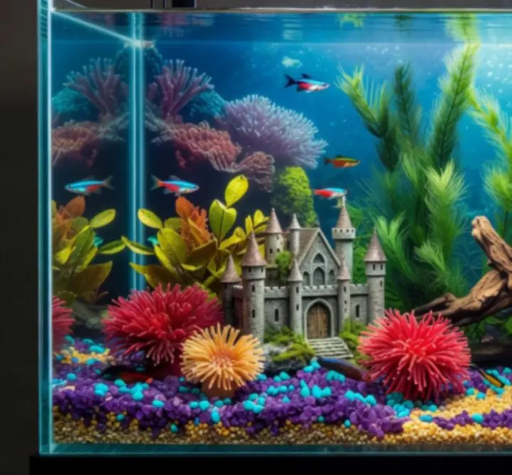 Dekoracyjne akcesoria akwariowe: tła, ozdoby i rośliny sztuczne