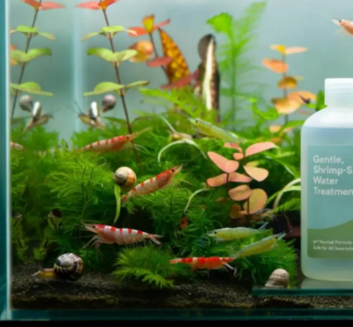 Delikatny preparat do wody bezpieczny dla krewetek i ślimaków